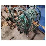 garden hose on cart missing 1 wheel