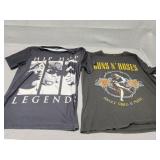 Guns n' roses t-shirt and hip hop legend T-shirt