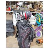 Golf clubs and bag , the 10.5 is broke on bottom