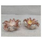 Glass items possible ashtrays