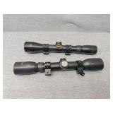 Two rifle scopes