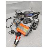 Small chargers mostly for tools