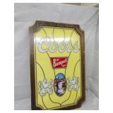 Coors stained glass 28x18