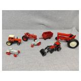 IH tractors and one allis