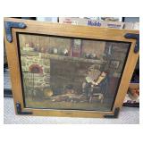 Solid comfort canvas has damage 30.5 x 36 no ship