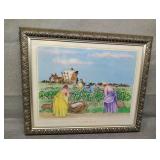 Cotton print 19.5x23.5