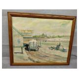 Cotton print is wavy 18x21.5