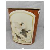 Bird tin trash can