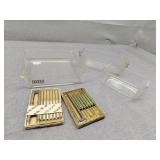Glass Pyrex baking and nut tools