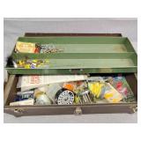 Fishing tackle and Kennedy tackle box