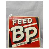 Tin feed sign