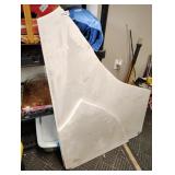 2 sheets of milk glass not full sheets