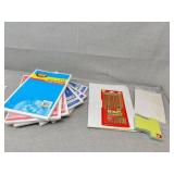 Paper and pencils