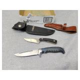 Buck and schrade knives