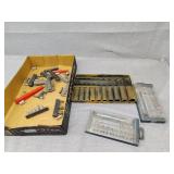 1/2' Pittsburgh metric sockets, drivers, 1/4'