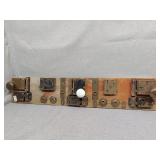 Door knob latch display