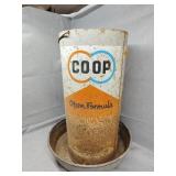 Co-op poultry metal water