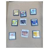 9 Nintendo DS games one is 3D