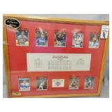 1986 California Angels card display
