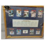 Boston Red Sox card display