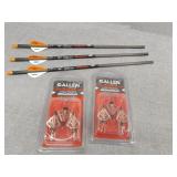 3 arrows and six broadheads