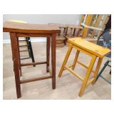 Two stools different heights