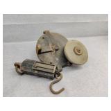 Hand grinder and old scale