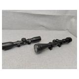 Two rifle scopes