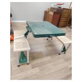 Foldable picnic able