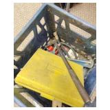 Miscellaneous items including chainsaw chains