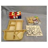 Kids stuff and poker chips