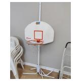 Kids adjustable homemade basketball hoop 6 ft