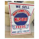 Tin feed sign 28x20