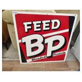 Heavy cardboard feed sign 24x24