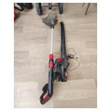 Leaf blower and trimmer one battery one charger