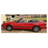 1990 Chrysler LeBaron convertible see below