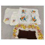 Four vintage handkerchiefs