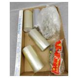 Candles and battery operated lights