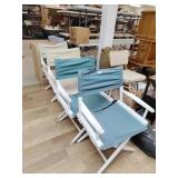 4 director's chairs