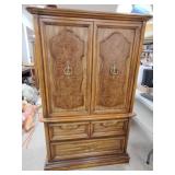 Solid wood dresser '60s 35x 18
