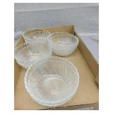 8 glass bowls