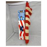 Two American flags