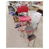 Step stool seat
