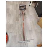 Antique hand push cultivator
