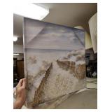 Two canvas paintings 24x24