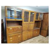 Three-piece cabinet set see below Height