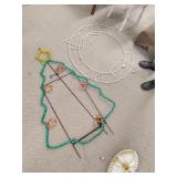 Two lighted Christmas items