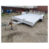 Aluminum Bear cat trailer foldable ramp see