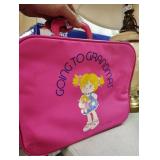 Going to Grandma's kid small suitcase 12.5 x10x5