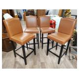 Four bar height chairs